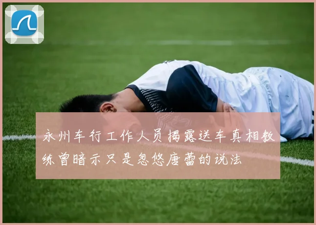 永州车行工作人员揭露送车真相教练曾暗示只是忽悠唐蕾的说法